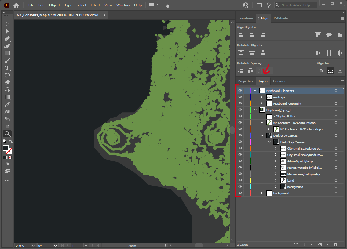 Using maps and map data in Adobe Photoshop and Illustrator – The GIS Blog